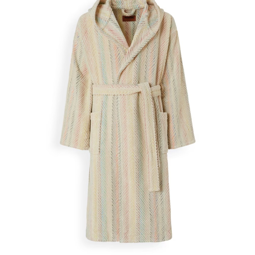 MISSONI HOME Multi Towelling Herringbone Harmony Robe